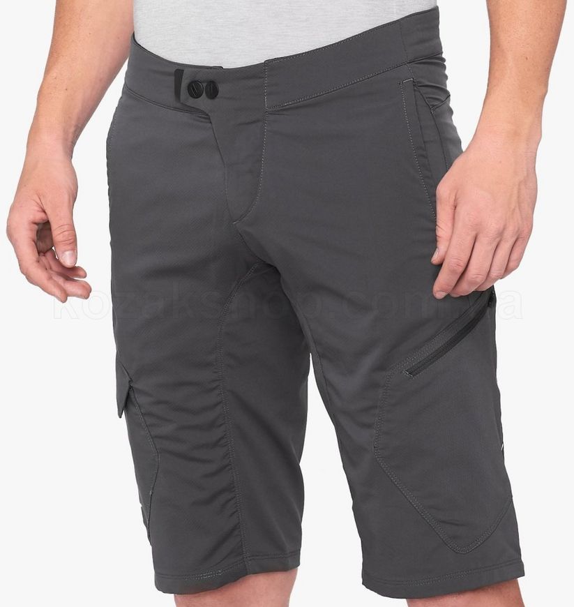 Вело шорти Ride 100% RIDECAMP Shorts [Charcoal], 32