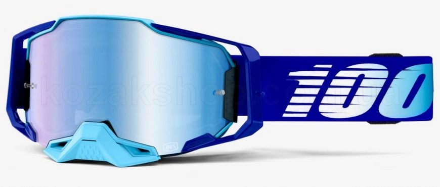 Маска 100% ARMEGA Goggle Royal - Mirror Blue Lens