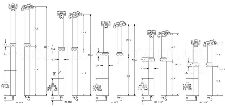 Дроппер Race Face TURBINE R Dropper Post,30.9,150,BLK