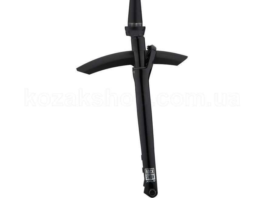 Вилка RockShox RUDY Ultimate Race Day - Crown 700c 12x100 30mm Gloss Black 45offset Tapered SoloAir (includes Fender, Star nut, Maxle Stealth) A1