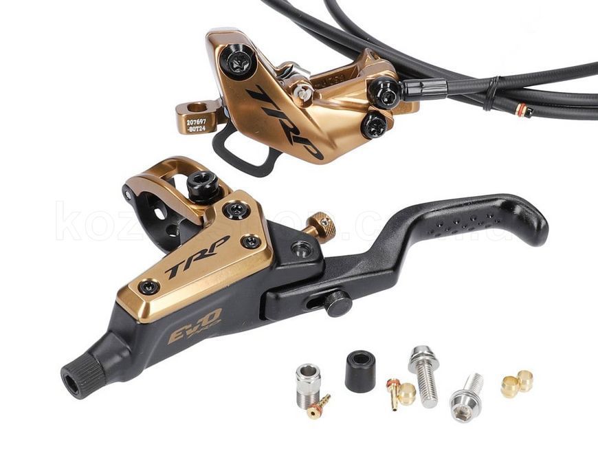 Тормоз TRP DHR EVO PRO M9040, передний/левый, 1900мм, [Gold]