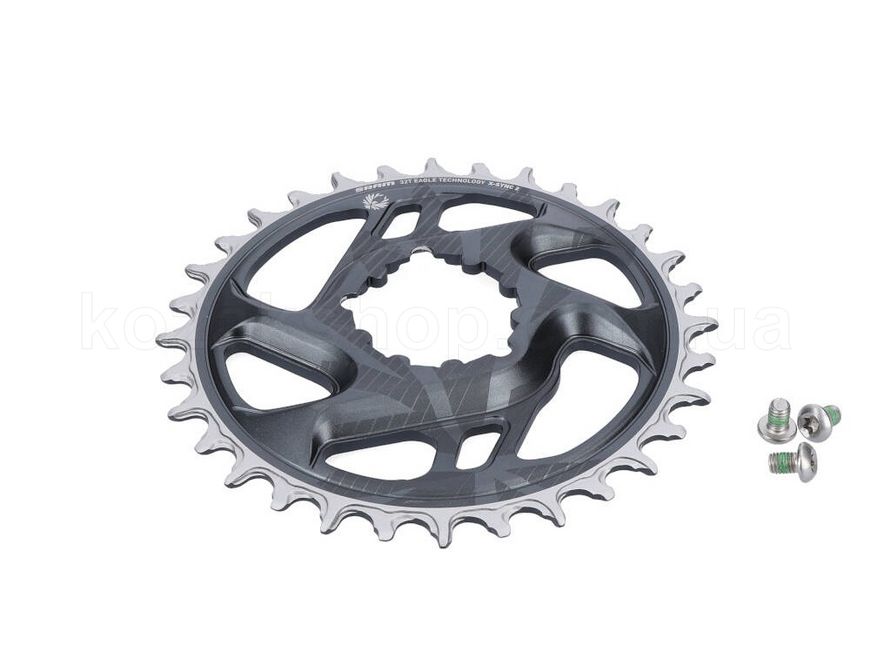 Звезда SRAM X-Sync 2 32T Direct Mount 6mm Offset Eagle Cold Forged Lunar Grey (finish of GX Eagle C1 matches crank arms)