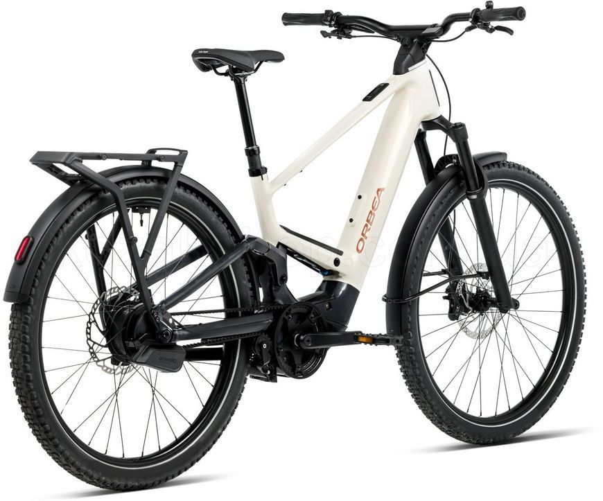 Електровелосипед ORBEA MUGA 10 [Ivory White - Black (Gloss)] - M