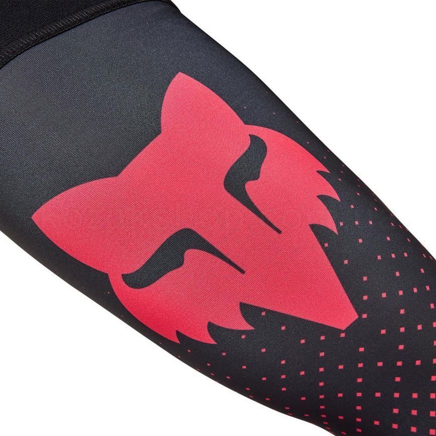 Мото носки FOX FLEXAIR Knee Brace Sock - FRACTURE [Flo Red], M