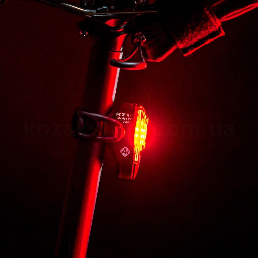 Задняя мигалка Lezyne KTV DRIVE PRO+ Ai ALERT REAR [Черный]
