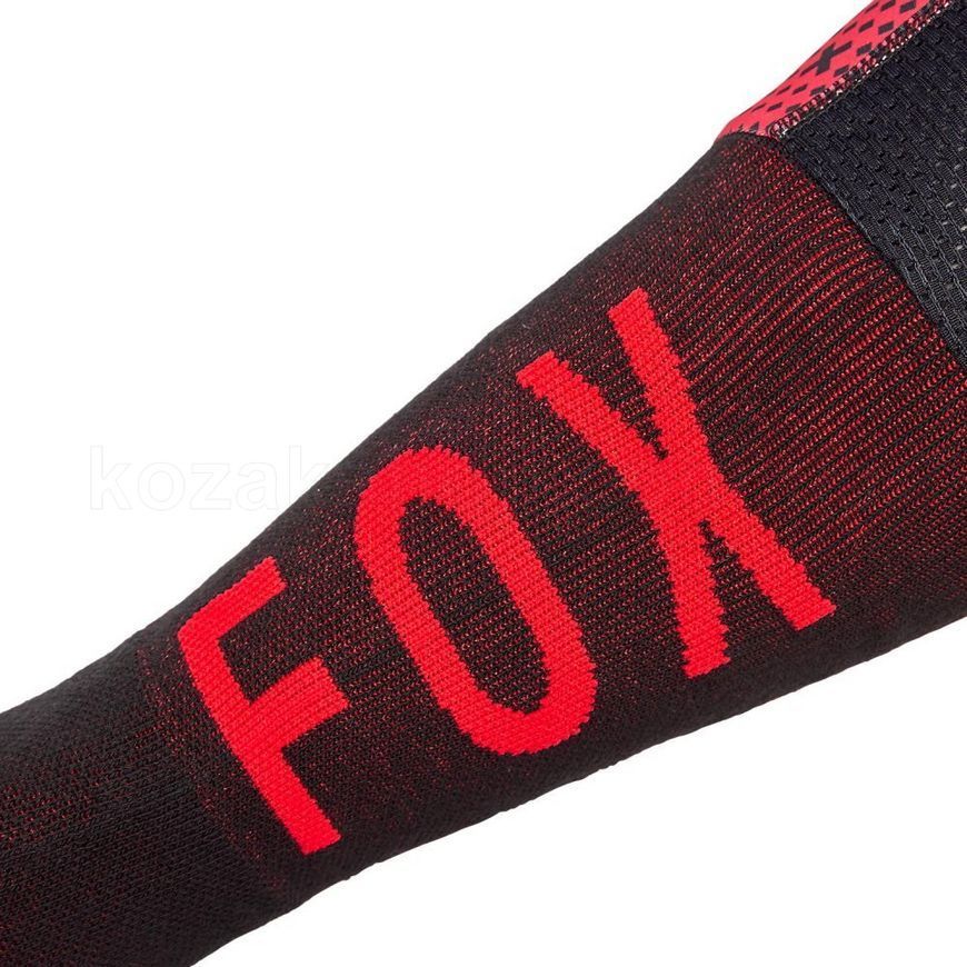 Мото носки FOX FLEXAIR Knee Brace Sock - FRACTURE [Flo Red], M