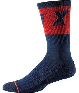 Вело носки FOX 8 TRAIL CUSHION WURD SOCK [NAVY], L/XL