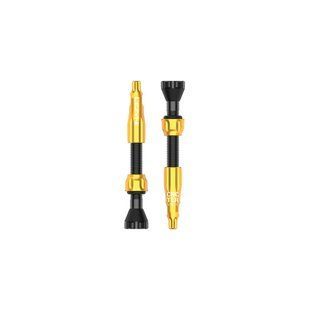 Ніпель Lezyne CNC TLR VALVE 44 мм - 2 шт [Gold]