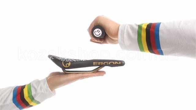 Сідло Ergon SM Downhill Comp Vali H&ouml;ll Edition [white / gold]