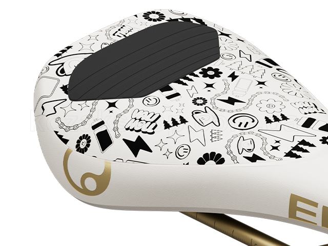 Сідло Ergon SM Downhill Comp Vali H&ouml;ll Edition [white / gold]