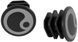 Баренды Ergon end plugs silver logo (для GP1, GP1 BioKork)
