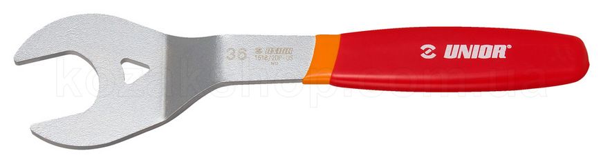 Ключ конусный односторонний изогнутый 36 Unior Tools Offset single sided cone wrench RED