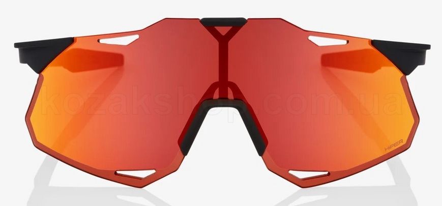 Окуляри Ride 100% HYPERCRAFT XS - Soft Tact Black - HiPER Red Multilayer Mirror Lens, Mirror Lens