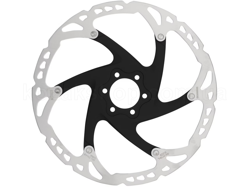 Гальмівний ротор Shimano SM-RT76-L, 203мм, 6 болтів