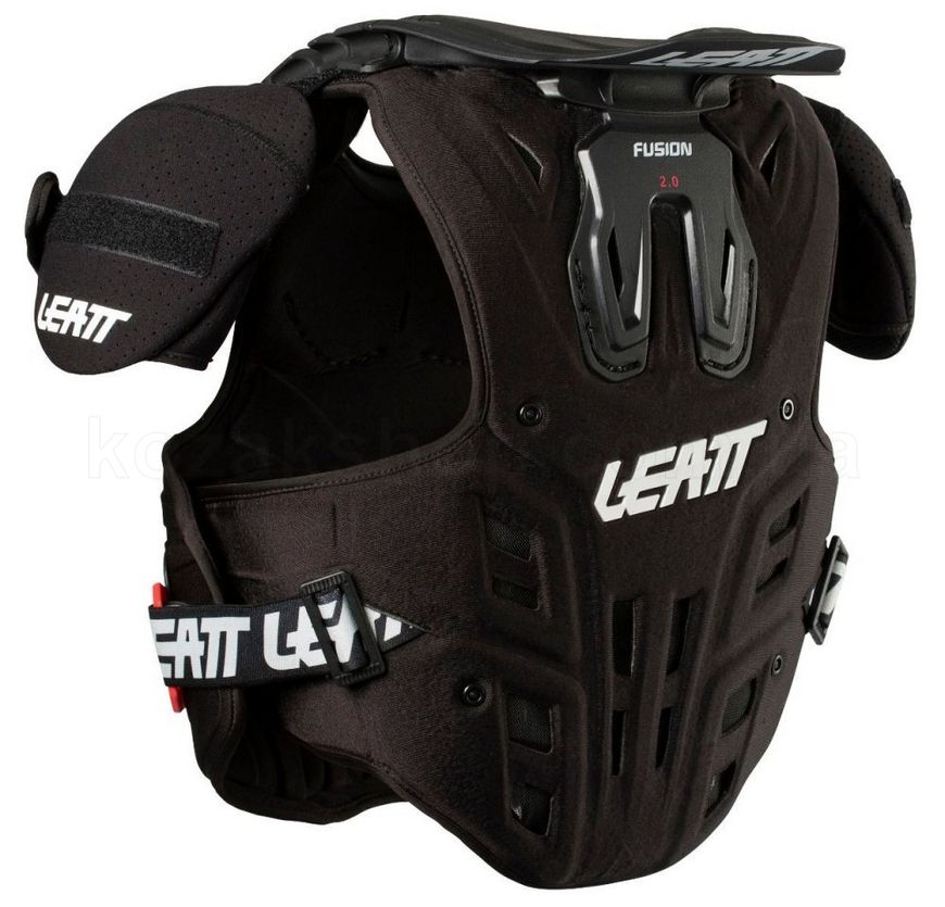 Детская защита тела и шеи LEATT Fusion vest 2.0 Jr [Black], YS/YM