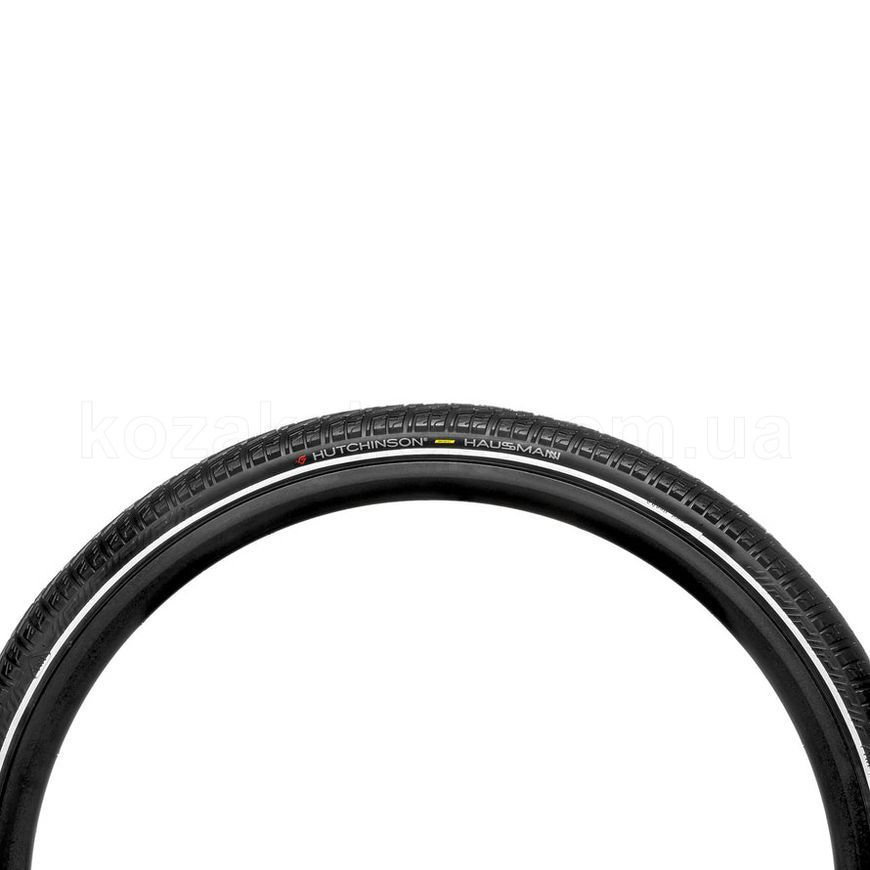 Покрышка Hutchinson HAUSSMANN 26х1,75 Skinwal + PA Mono-compound 33tpi Камерная Не складная Black Reflex