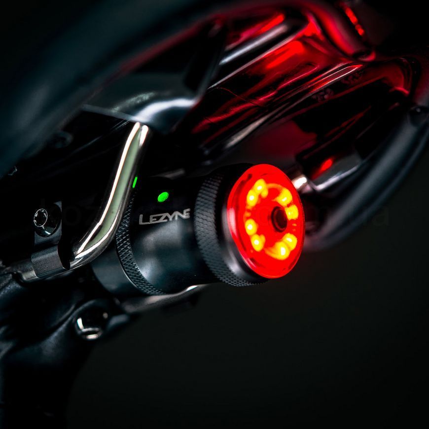 Задняя мигалка Lezyne SADDLE Ai ALERT 250 REAR [Черный]