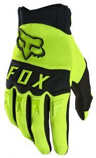 Детские мото перчатки FOX YTH DIRTPAW GLOVE [Flo Yellow], YL