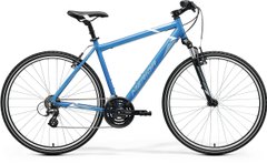 Велосипед Merida CROSSWAY 10-V, S-M, BLUE(STEEL BLUE/WHITE)