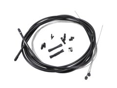 Трос и рубашка тормозной SRAM SlickWire Pro MTB Brake Cable Kit 5mm Black (1x1350mm, 1x2350mm 1.5mm pol SS cables, 5mm Kevlar® reinforced linear strand housing, ferrules, end caps, frame protectors)