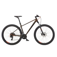 Велосипед KTM CHICAGO 292 29" рама L/48, темно-зелений (чорно-жовтогарячий), 2022