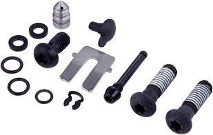 Комплект крепежа калипера тормоза SRAM DISC BRAKE CALIPER HARDWARE KIT - (INCLUDES BLACKBODY BOLT, BANJO BOLT, BLEED SCREW, PAD PIN) S4 CALIPER - GUIDE R(B1)/RS(B1)/T(A1) (11.5018.021.008)