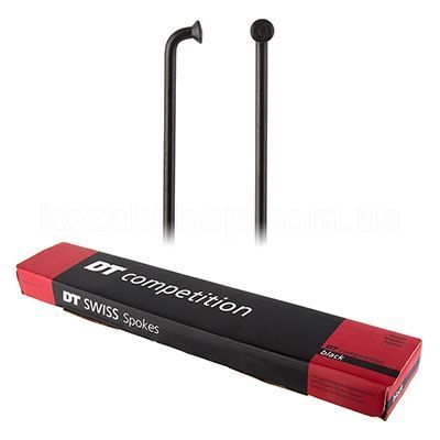 Изогнутые спицы DT Swiss Competition 2.0/1.8/2.0 x 294 мм х 100шт [Black]