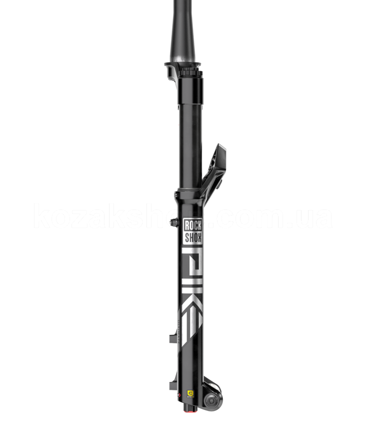 Вилка RockShox Pike Ultimate Charger 3 RC2 - Crown 27.5" Boost™ 15x110 140mm Gloss Black Alum Str Tpr 44offset DebonAir+ (includes Bolt On Fender,2 Btm Tokens, Star nut & Maxle Stealth) C1