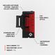 Задняя мигалка Lezyne STRIP PRO Ai ALERT 400+ REAR [Черный]