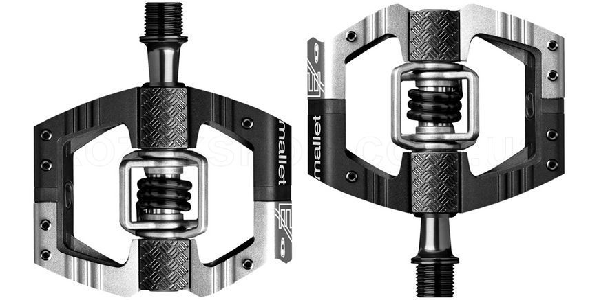 Контактные педали CrankBrothers MALLET Enduro LS [Silver / Black]