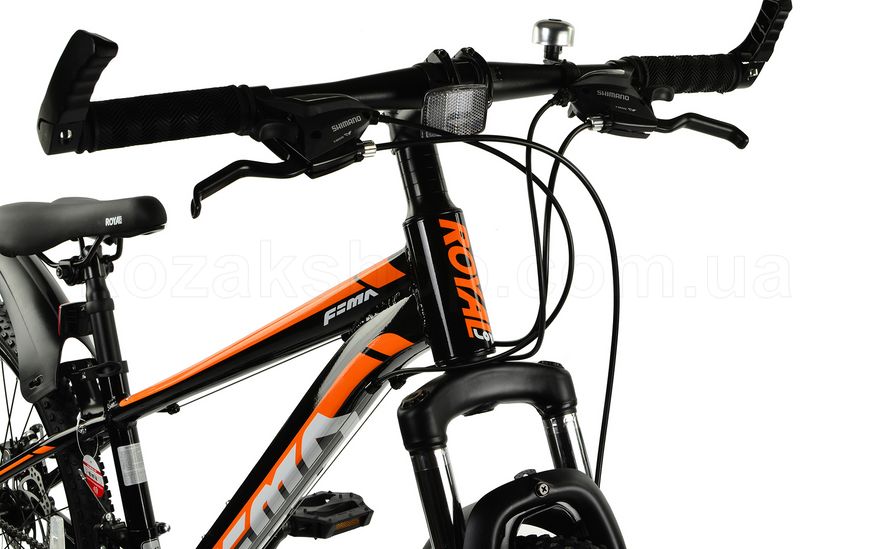 Детский велосипед RoyalBaby FEMA MTB 1.0 24", OFFICIAL UA, черный