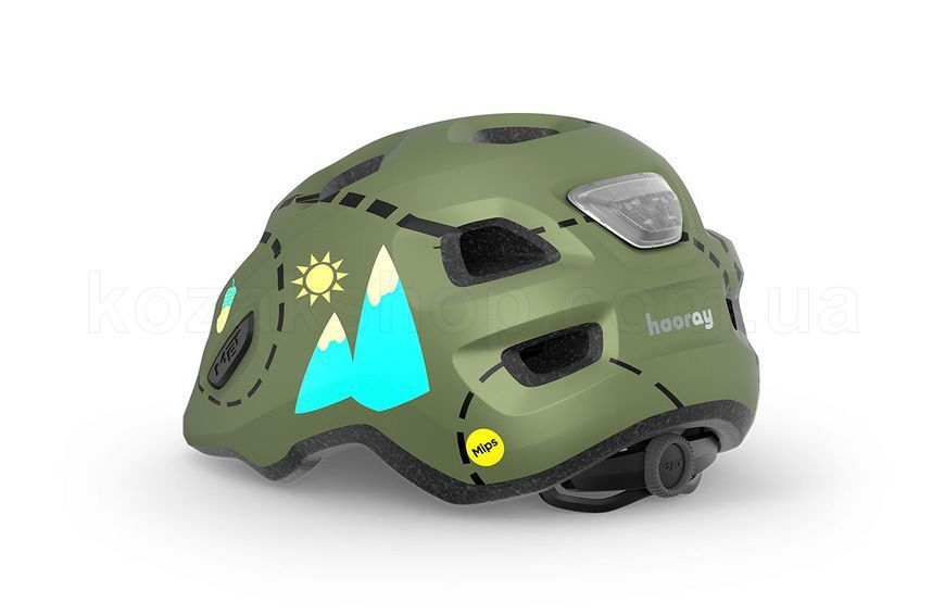 Шолом дитячий MET Hooray MIPS [Green Forest | Matt] - XS (46-52 см)