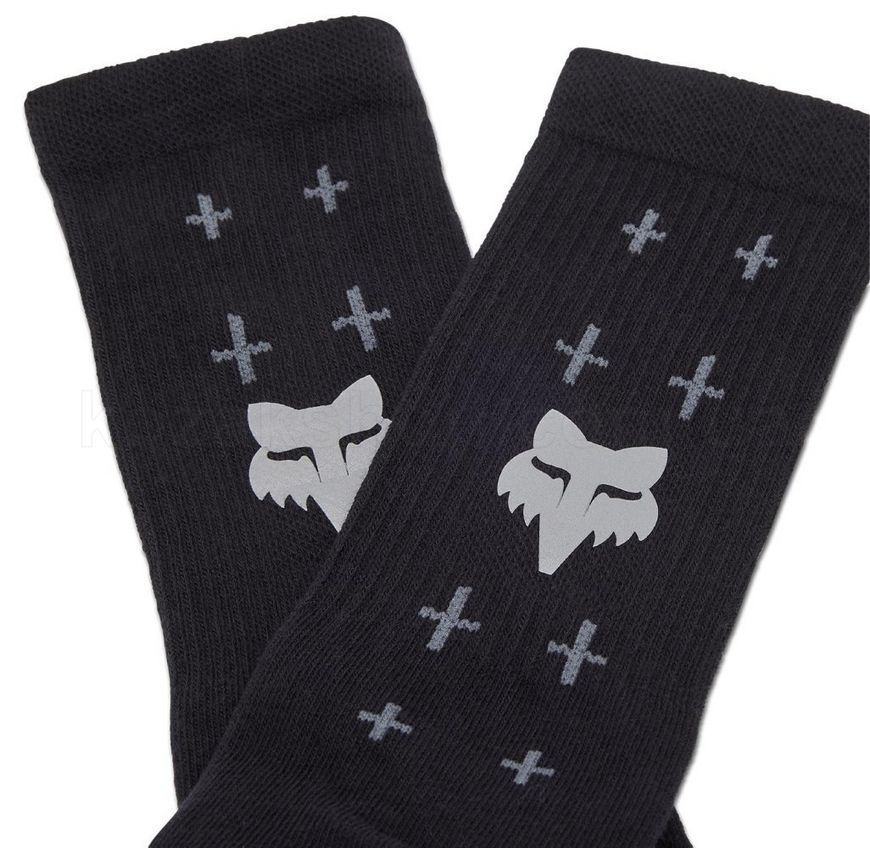 Носки FOX DEFEND SOCK - 8" - LUNAR [Black], L/XL