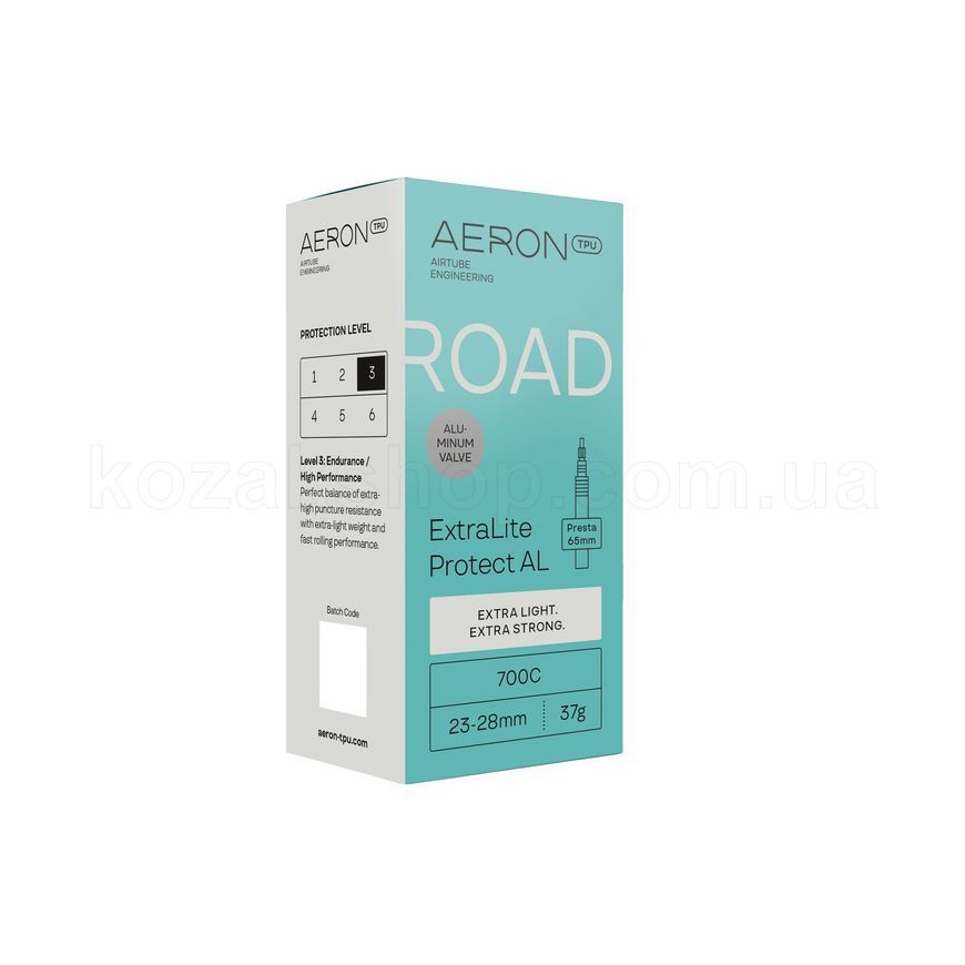 Камера AERON TPU Road ExtraLite Protect AL 700C / 23-28 / Presta 65 - 37 грам