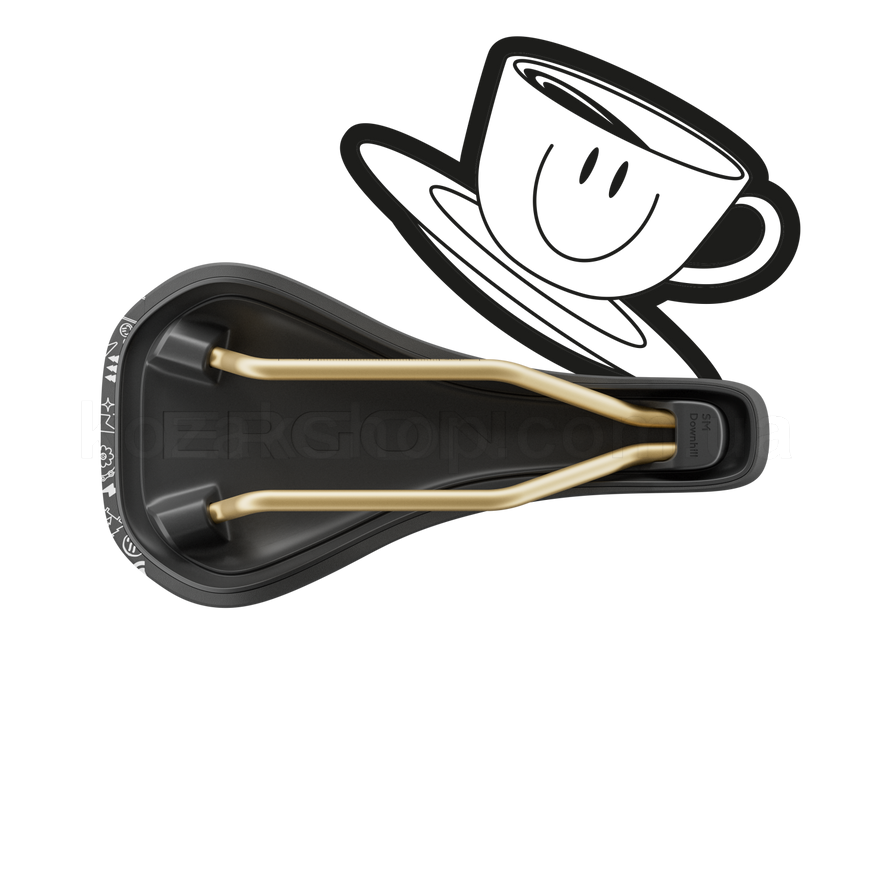 Сeдло Ergon SM Downhill Comp Vali H&ouml;ll Edition [black / gold]