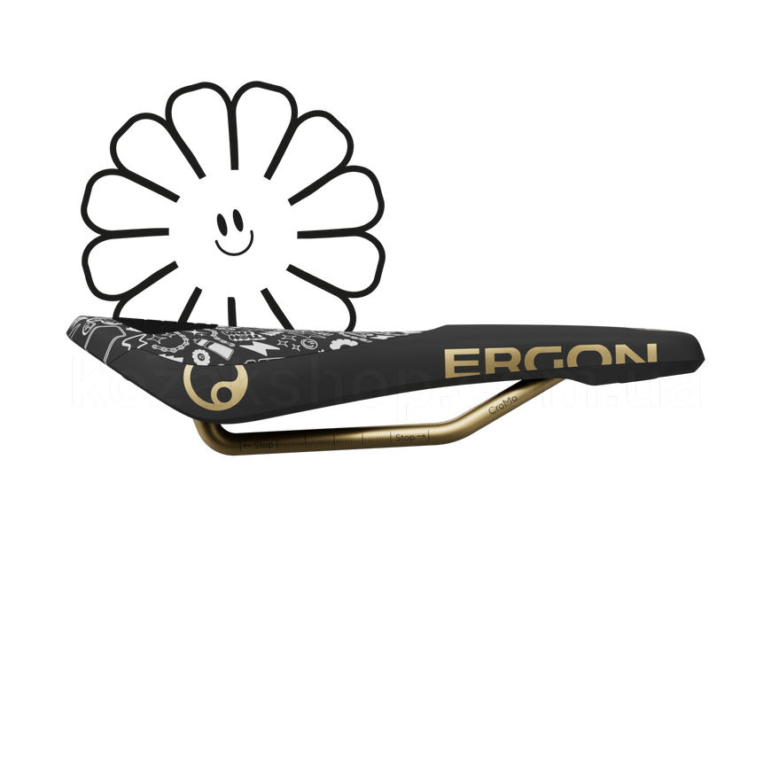 Сeдло Ergon SM Downhill Comp Vali H&ouml;ll Edition [black / gold]
