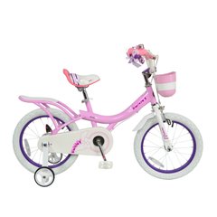 Детский велосипед RoyalBaby Jenny & Bunny 14", OFFICIAL UA, пурпурный