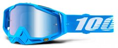 Маска 100% RACECRAFT Goggle Monoblock - Mirror Blue Lens