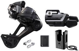 Апгрейд кит групсет Shimano Deore Di2 M6250, RD-M6250-SGS + SW-M6250-IR (переключатель, манетка I-spec EV)
