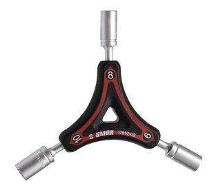 Тристоронній торцевий ключ 8x9x10 Red Unior Tools Three-legged socket wrench