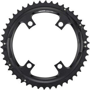 Зірка SRAM Road Asymmetrical 46T 110 Alum 3mm Black (46-34)