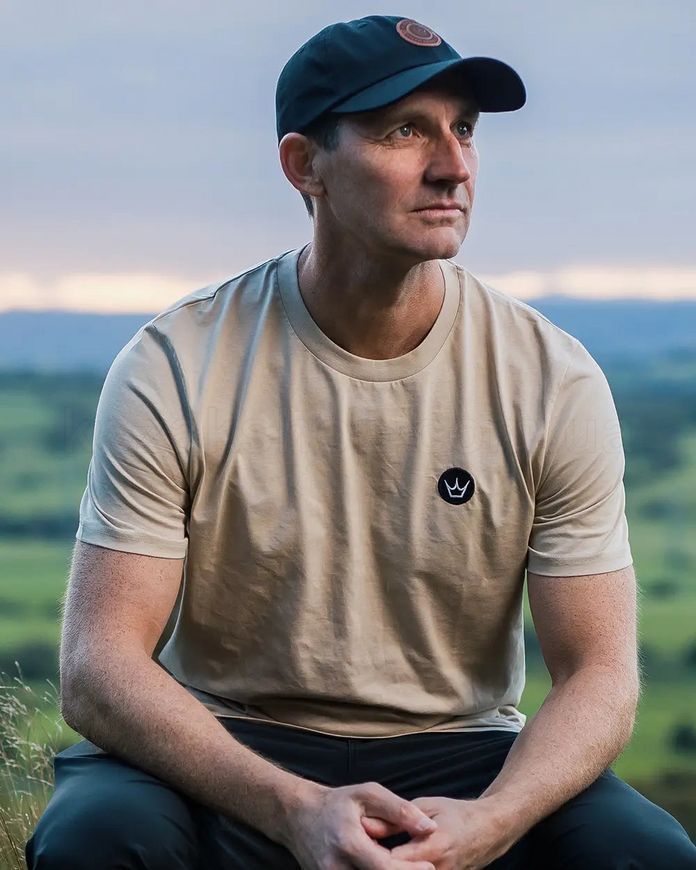 Футболка Peaty's T-Shirt, Embroidered Crown / Desert Dust, XL