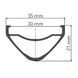 Колесо заднее DT Swiss HX 1700 Spline 275 IS-6 bolt 30 12/148 Shimano Steel