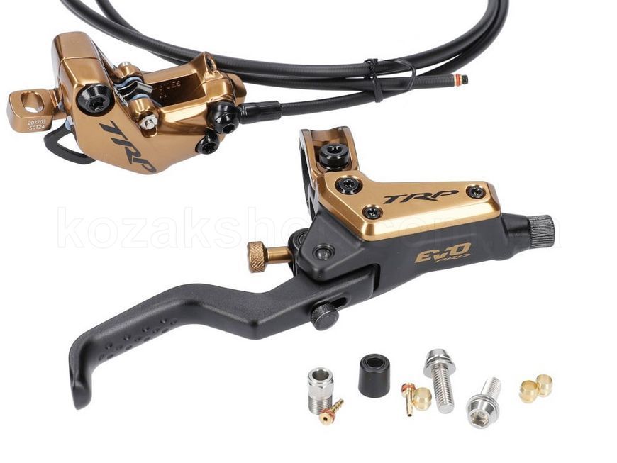 Тормоз TRP DHR EVO PRO M9040, задний/правый, 1900мм, [Gold]
