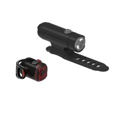 Комплект вело фонарей Lezyne CLASSIC DRIVE / FEMTO USB DRIVE PAIR - Черный матовый / Черный