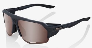 Очки Ride 100% NORVIK - Soft Tact Crystal Black - HiPER Crimson Silver Mirror Lens, Mirror Lens