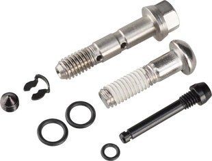 Комплект крепежа калипера тормоза SRAM DISC BRAKE CALIPER HARDWARE KIT - (INCLUDES STAINLESS BODY BOLT, BANJO BOLT, BLEED SCREW, PAD PIN) - GUIDE RSC (11.5018.021.002)
