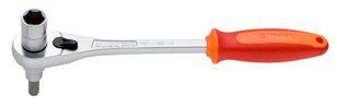 Ключ храповий з торцевою головкою на 14 мм і шестигранником на 8 мм Unior Tools Ratchet wrench RED