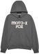Толстовка FOX Oversize Zip Hoodie - MOTO-X [Graphite], M