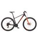 Велосипед KTM CHICAGO 272 27.5" рама L/48, чорний матовий (помаранчевий), 2022